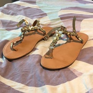 Gold Sandals